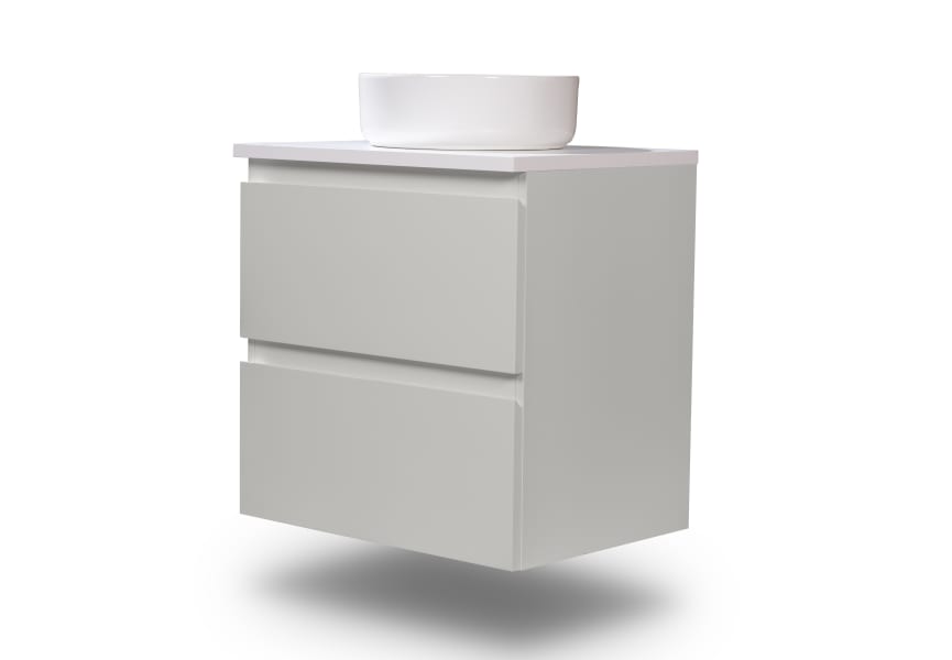 Mueble de baño pequeño Nivo Bruntec 2 cajones suspendido principal 0