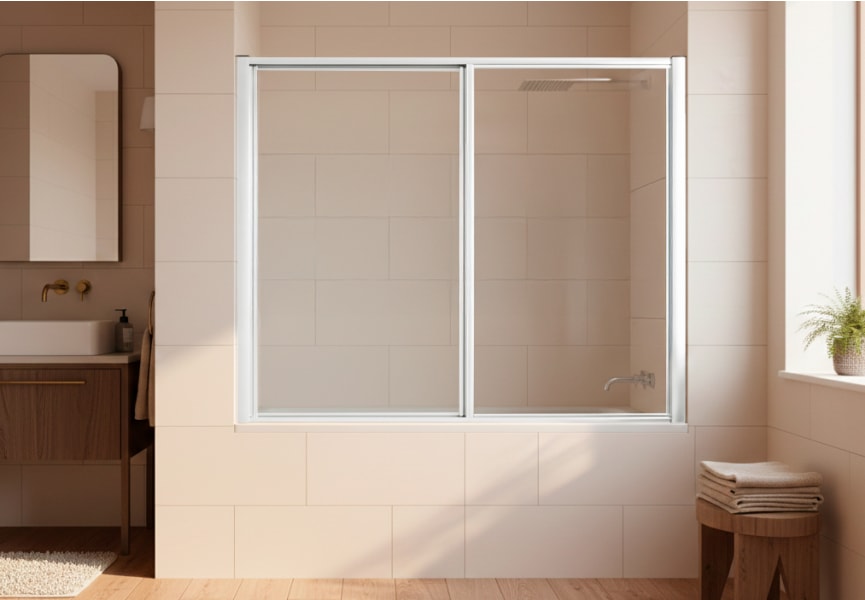 Mampara de bañera a medida Lucca Bruntec principal 0