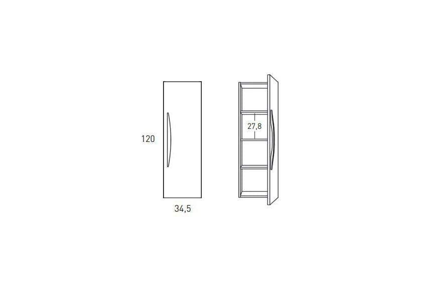 Columna de baño Arco Viso Bath croquis 4