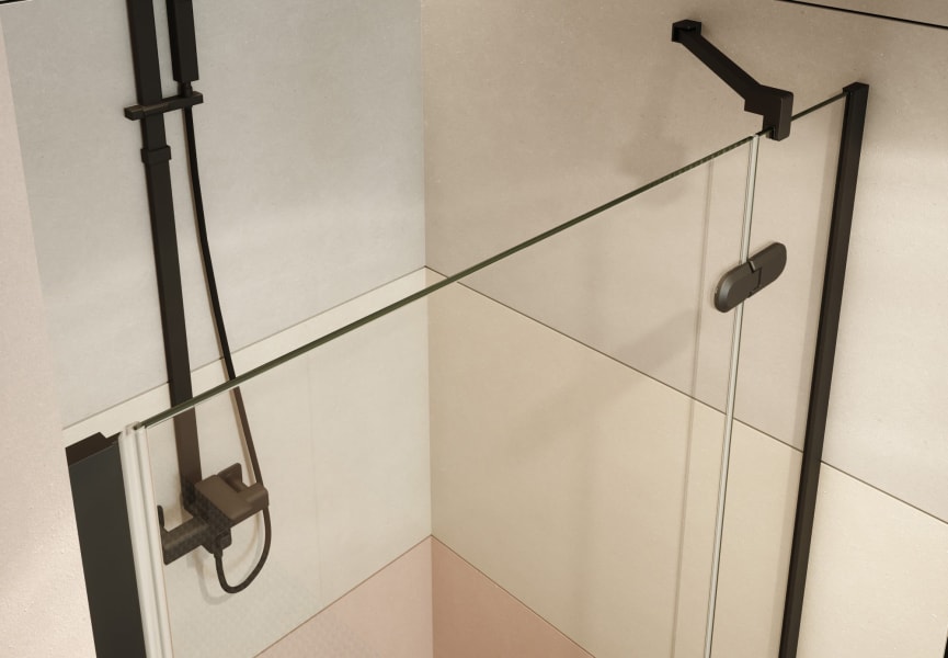 Mampara de ducha Galilea (GA-206) Profiltek detalle 10