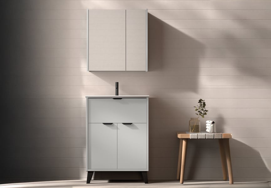 Conjunto mueble de baño fondo reducido 35.5 cm Midi Visobath principal 2