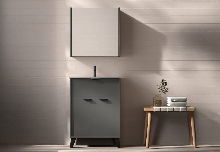 Conjunto mueble de baño fondo reducido 35.5 cm Midi Visobath principal 3