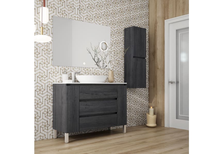 Mueble de baño con encimera de madera Kloe Campoaras Principal 0