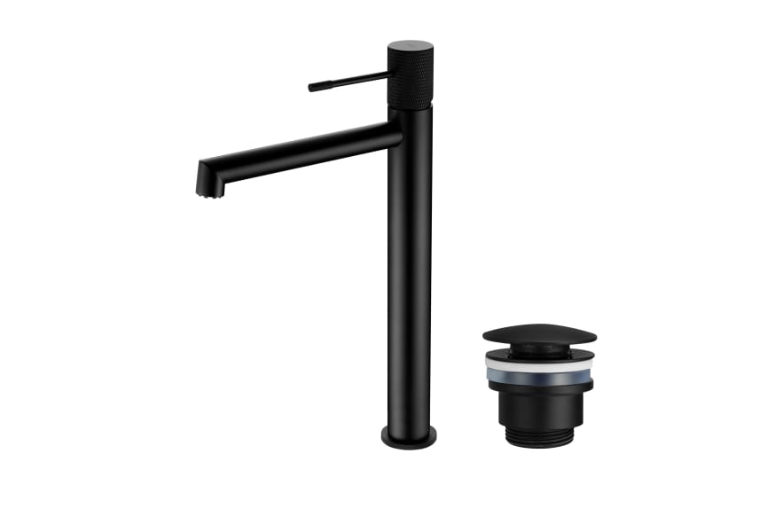 Pack Grifo de lavabo caño alto Line Imex + Válvula click-clack principal 1