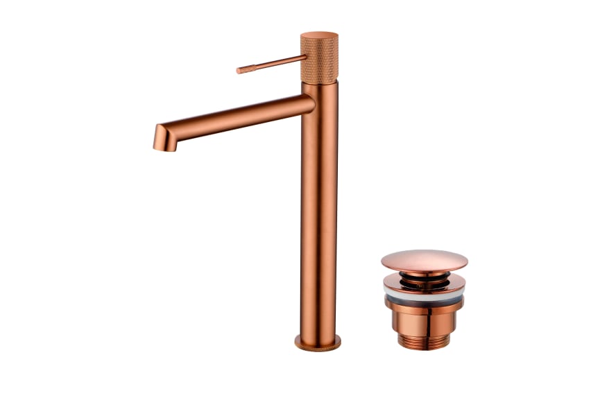 Pack Grifo de lavabo caño alto Line Imex + Válvula click-clack principal 4