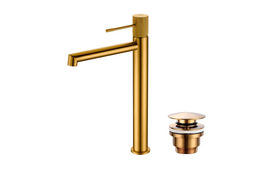 Pack Grifo de lavabo caño alto Line Imex + Válvula click-clack principal 3