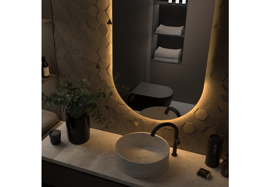 Espejo de baño con luz LED Saba Eurobath [2024]