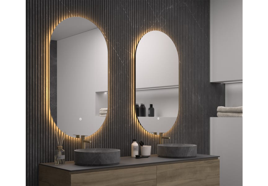 Espejo de baño con luz LED Borneo de Eurobath principal 2