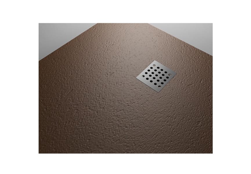 Plato de ducha Moka Bruntec detalle 1