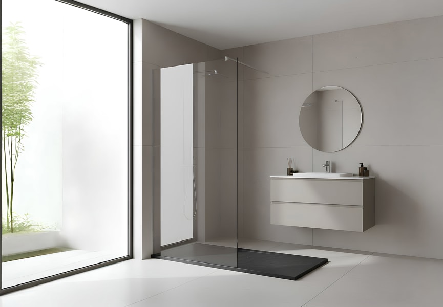 Mampara de ducha fija Moon principal 0