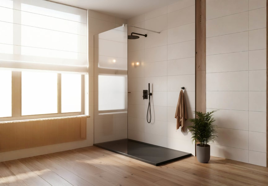 Mampara de ducha fija Moon principal 1