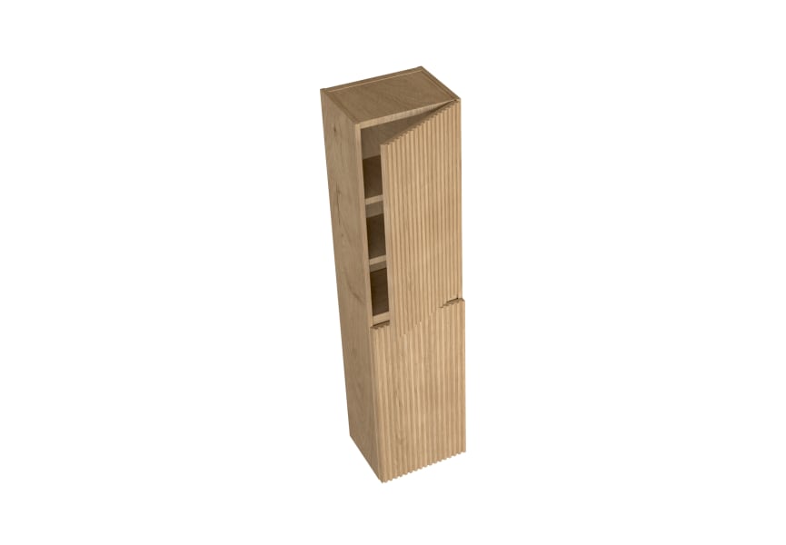 Columna Alpes 5 Bruntec madera maciza ranurada detalle 2