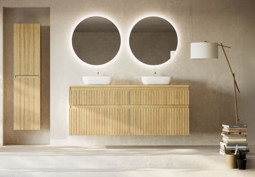 Columna Alpes 5 Bruntec madera maciza palilleria ambiente 5