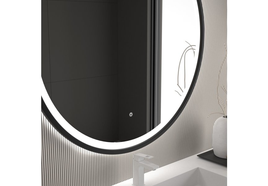 Espejo de baño con luz LED Maldivas Eurobath detalle 12