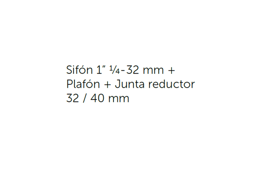 Sifón ahorra espacio Coycama detalle 1