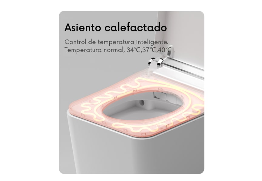 Inodoro japonés inteligente Ovian Square Nashi opción 9
