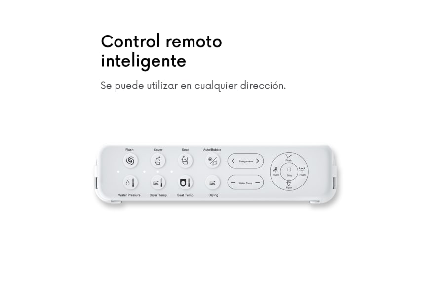 Inodoro japonés inteligente Ovian Square Nashi opción 7