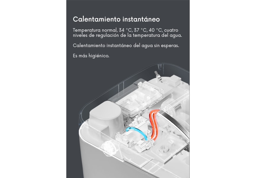 Inodoro japonés inteligente Ovian Square Nashi opción 6