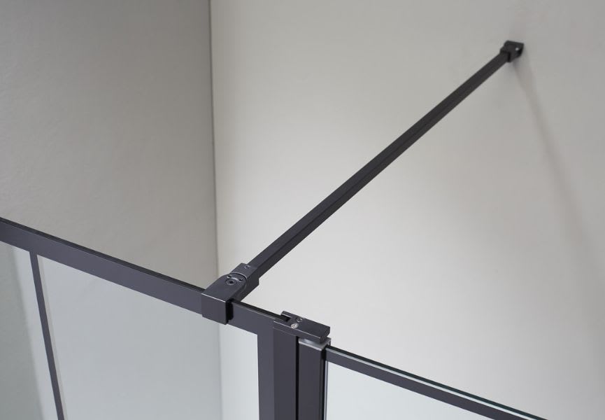 Mampara de ducha Screen Black Chess GME detalle 2