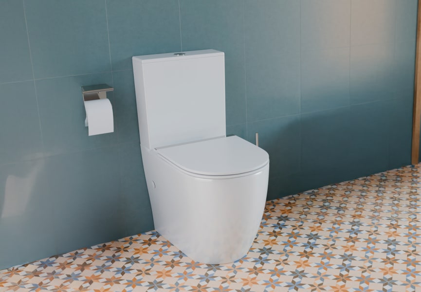 Inodoro compacto Elba Fossil Natura ambiente 5