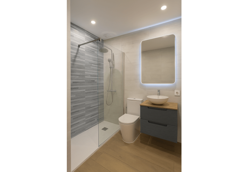 Mueble de baño con encimera hidrófuga Niágara Kyoto Visobath ambiente 12