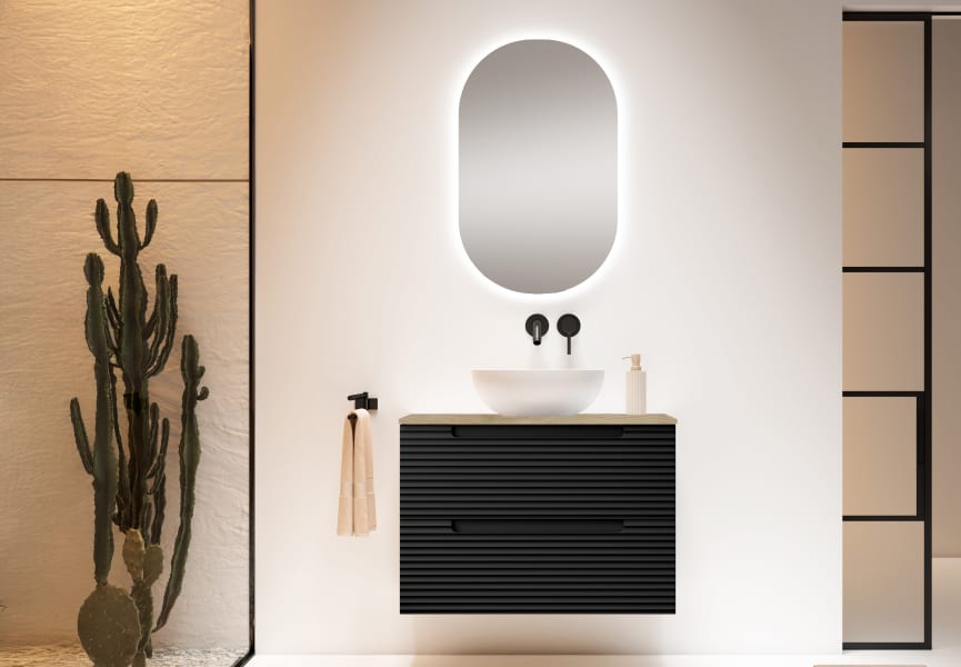 Mueble de baño con encimera hidrófuga Niágara Kyoto Viso principal 2