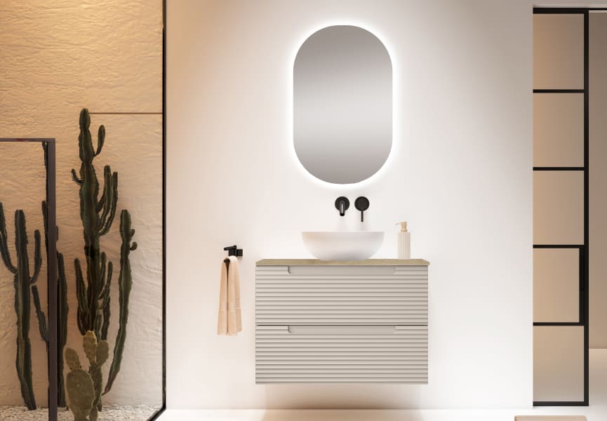 Mueble de baño con encimera hidrófuga Niágara Kyoto Viso principal 7
