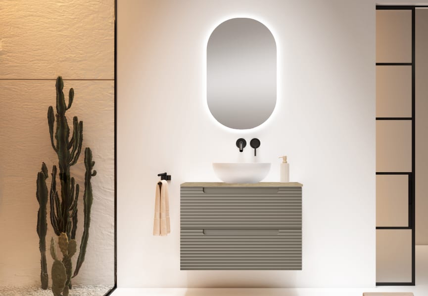 Mueble de baño con encimera hidrófuga Niágara Kyoto Viso principal 5