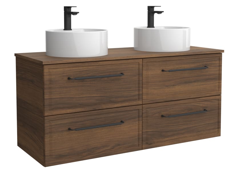 Conjunto mueble de baño Runa Salgar con lavabo sobre encimera principal 5