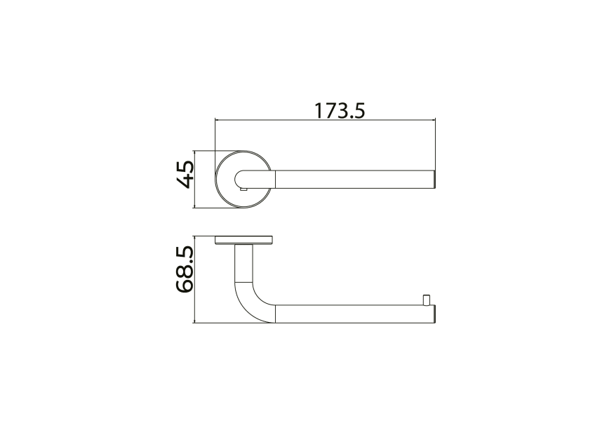 Portarrollos de baño Pure Medimex croquis 6