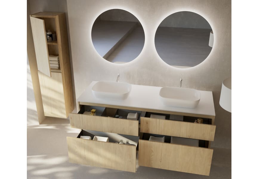 Columna madera maciza Alpes 17 Bruntec ambiente 2