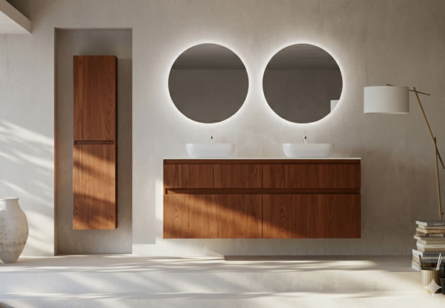 Columna madera maciza Alpes 17 Bruntec ambiente 4