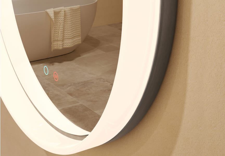 Espejo de baño con luz LED Bari Ledimex detalle 2