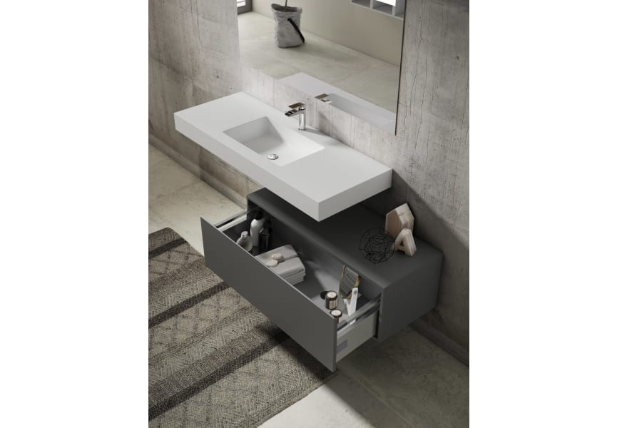 Compra online Conjunto mueble de baño con lavabo Solid y cajonera Nomad  Viso Bath, Decorabaño [2023] [2024]