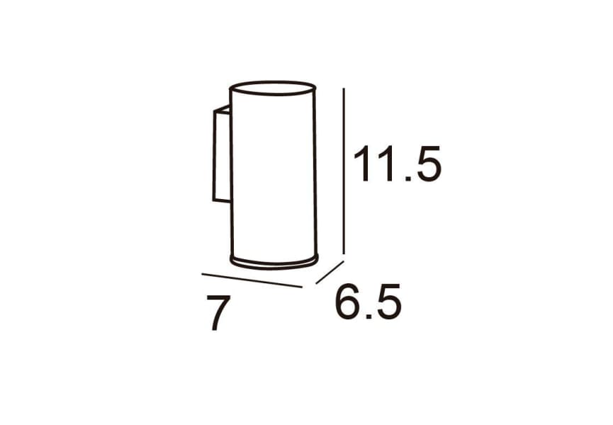 Portacepillos de baño a pared Eco 6500 Manillons Torrent croquis 1