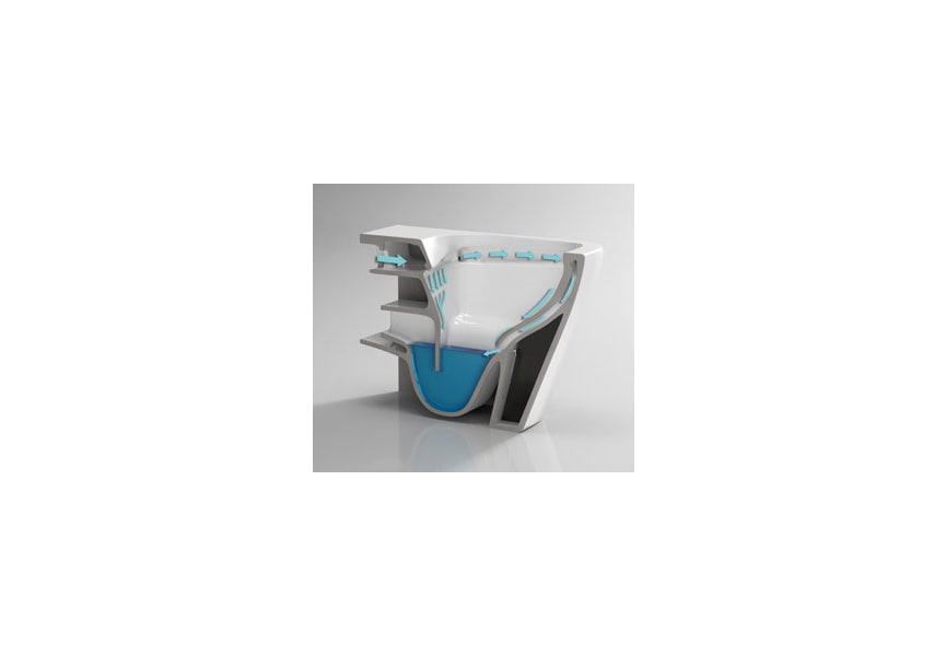 Pack inodoro + bidé Square Bruntec detalle 6