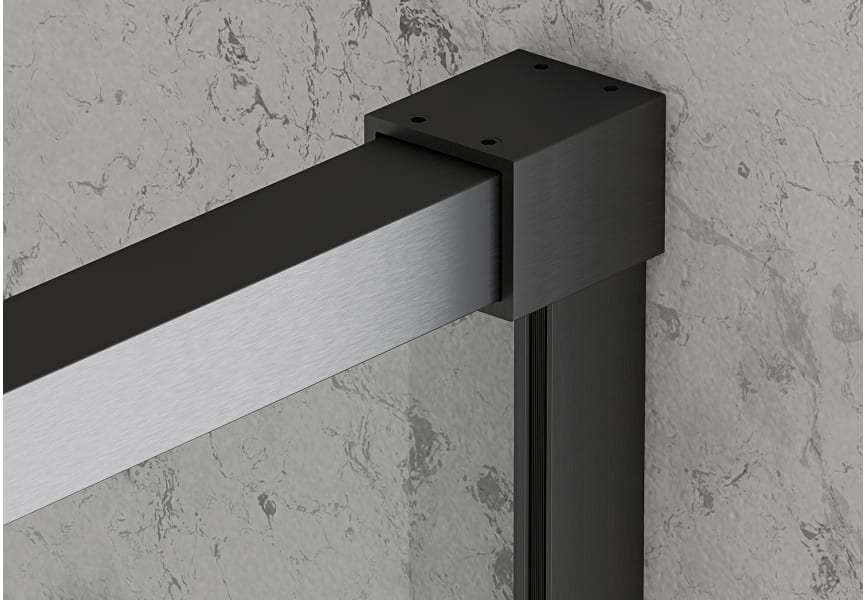 Mampara de ducha angular corredera a medida Aria Bruntec detalle 7