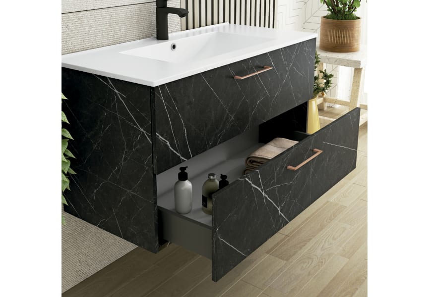 Mueble de baño fondo reducido 37.5 cm Neos Campoaras Detalle 1
