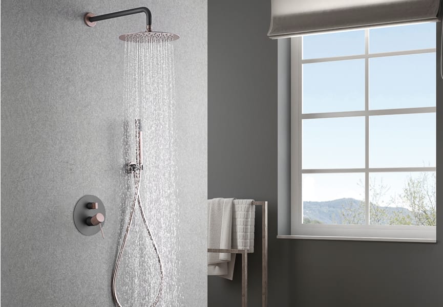 Conjunto de ducha y baño empotrado Line Imex ambiente 17