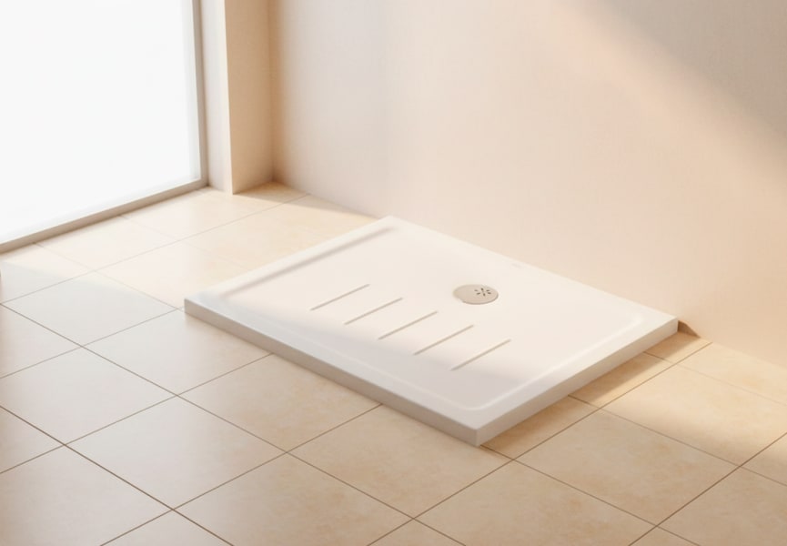 Plato de ducha de cerámica Waterline Unisan principal 0