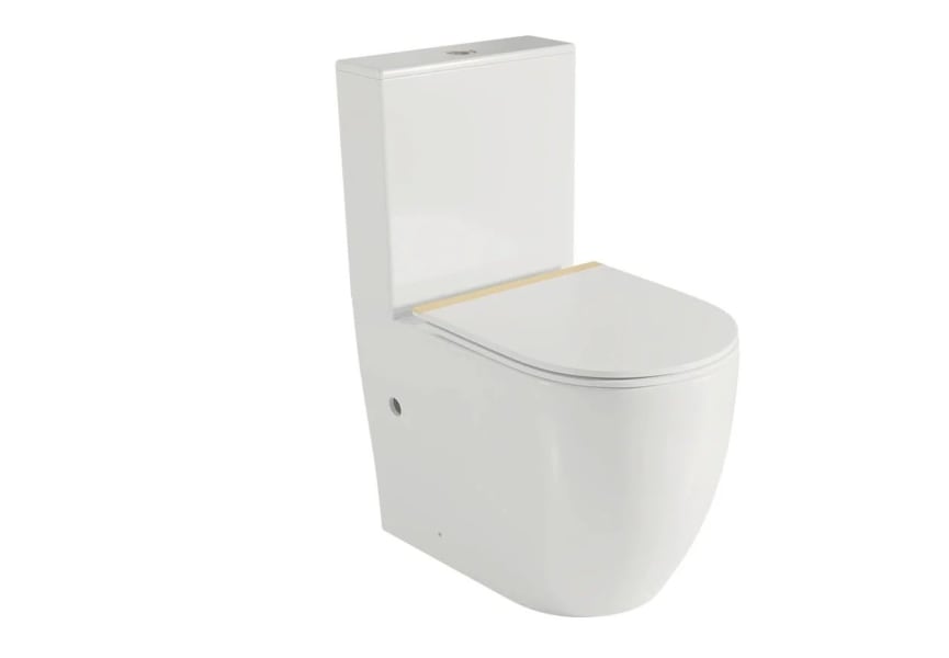 Pack inodoro + bidé Elba Fossil Natura blanco mate detalle 3