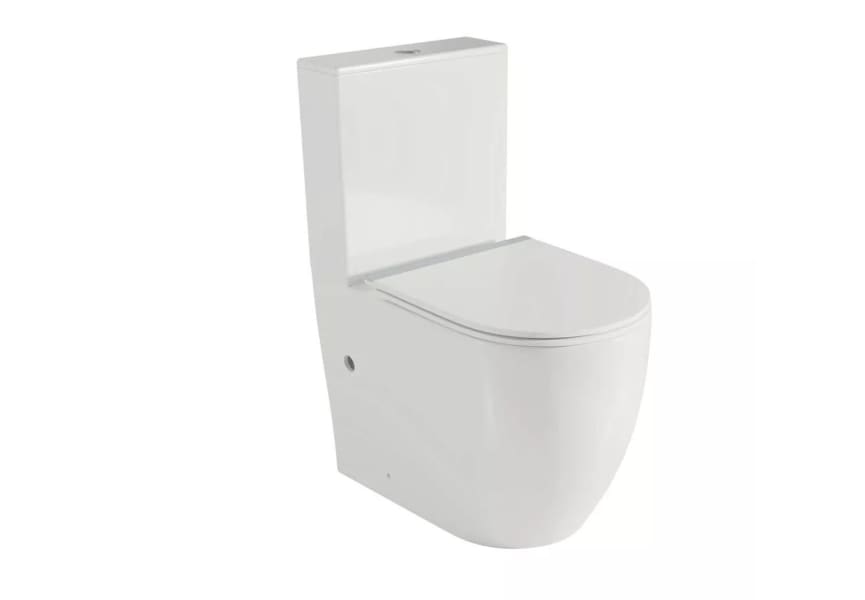 Pack inodoro + bidé Elba Fossil Natura blanco mate detalle 2