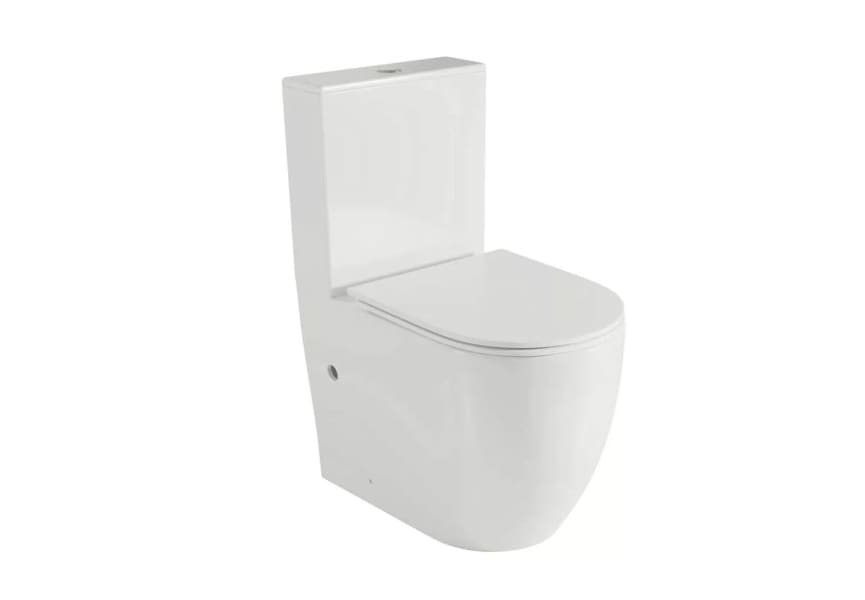 Pack inodoro + bidé Elba Fossil Natura blanco mate detalle 1