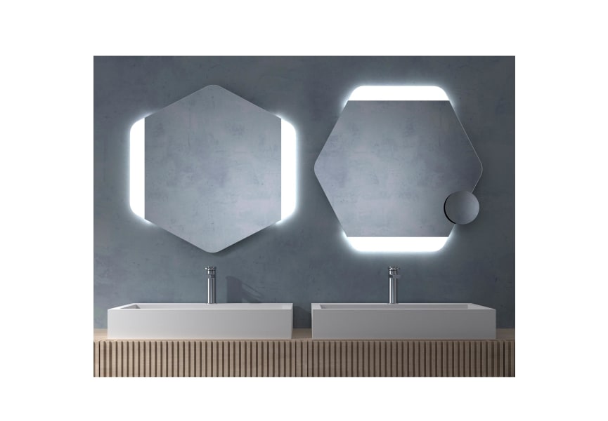 Espejo de baño con luz LED Turks Eurobath principal 0