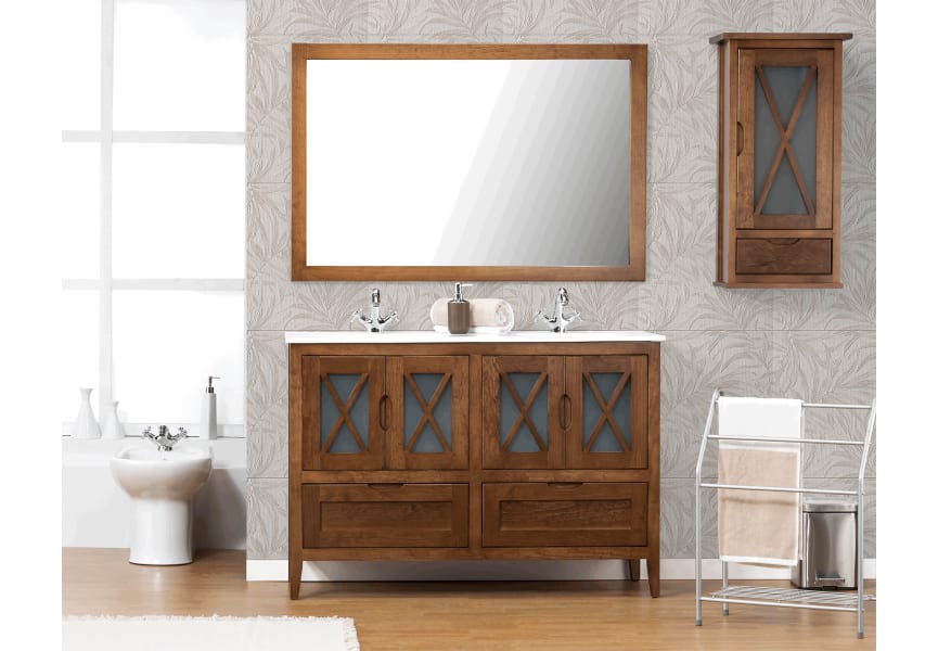 Conjunto mueble de baño Boston 3 cajones Bruntec