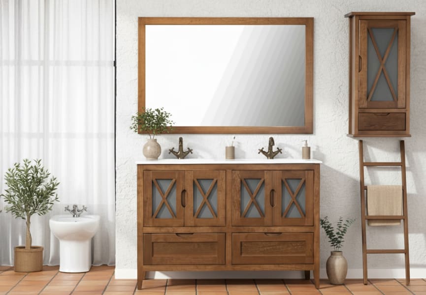Conjunto mueble de baño Kai Bruntec principal 0