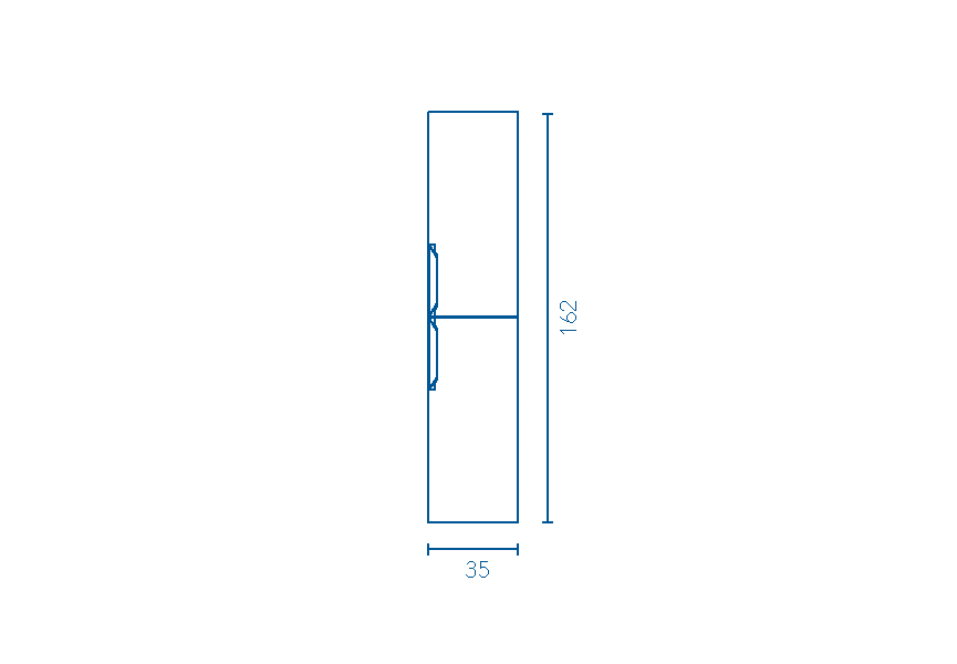 Columna de baño Wave Royo croquis 6