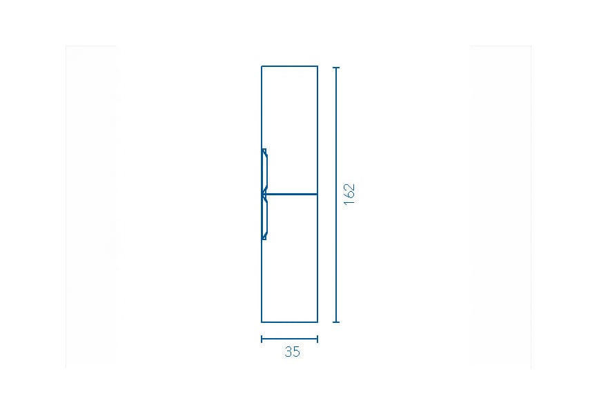 Columna de baño Wave Royo croquis 7