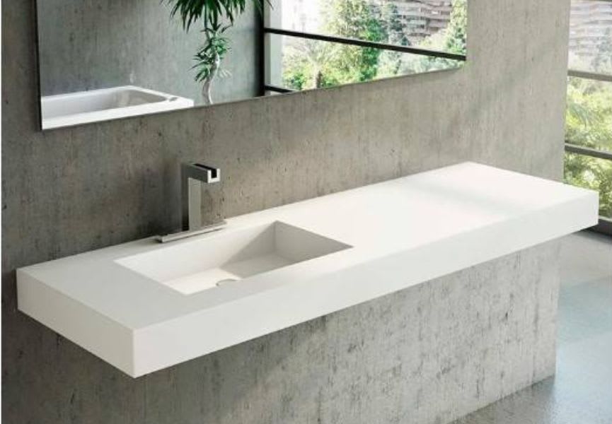 Lavabo suspendido Formas Bruntec ambiente 2