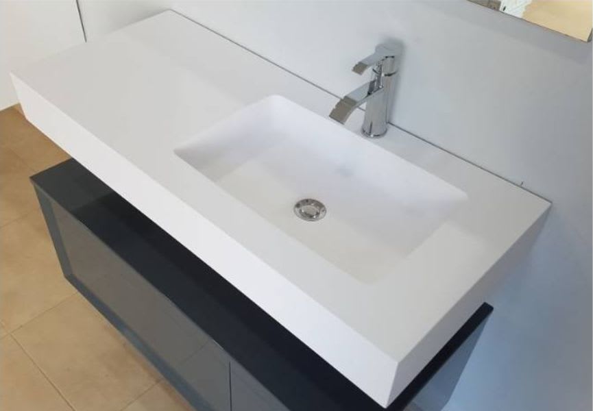 Lavabo suspendido Formas Bruntec detalle 1